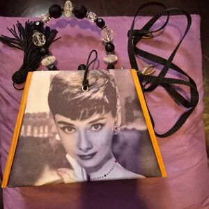 Vintage Audrey Hepburn Cigar box purse